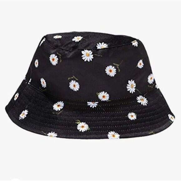 ALICE & OLIVIA Reversible Bucket Hat Flower Print NWT - Picture 2 of 8